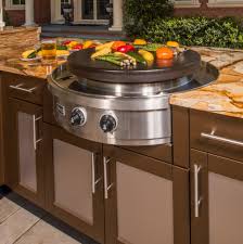 evo flattop grill island