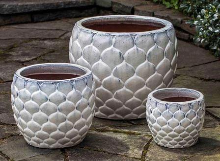 PINA WHITE PLANTER