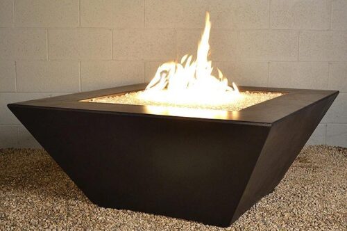 Modern Fire Pit - Taper Square Fire Table