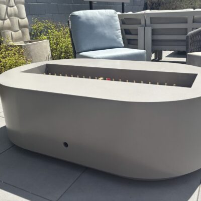 modern fire pit – non-ellipse cl steel