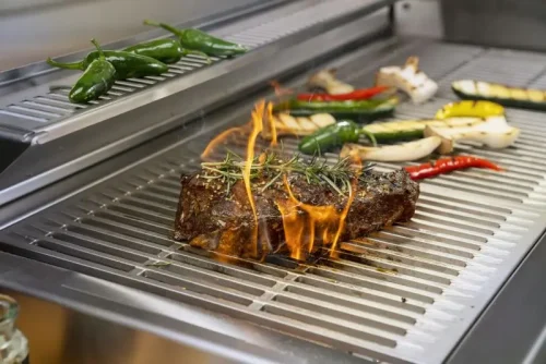 flammkraft model d built-in gas grill