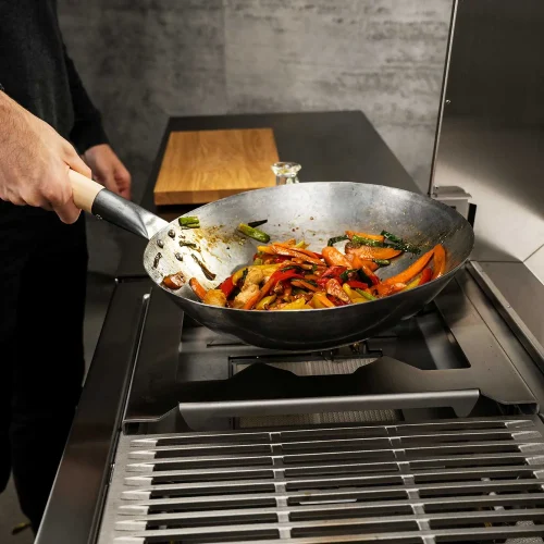 flammkraft model d built-in gas grill