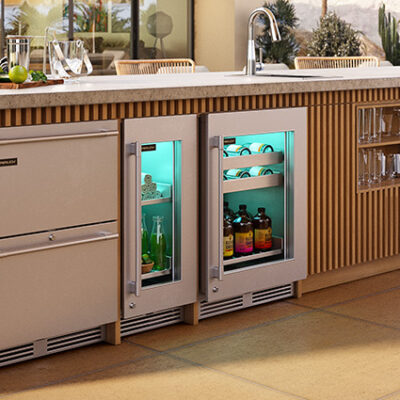 Perlick G5 24" Under Counter Refrigerator - glass